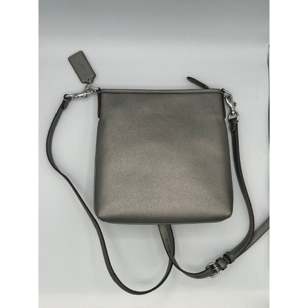 Coach Kitt Crossbody Bag Gunmetal Pewter NWT - Picture 2 of 4